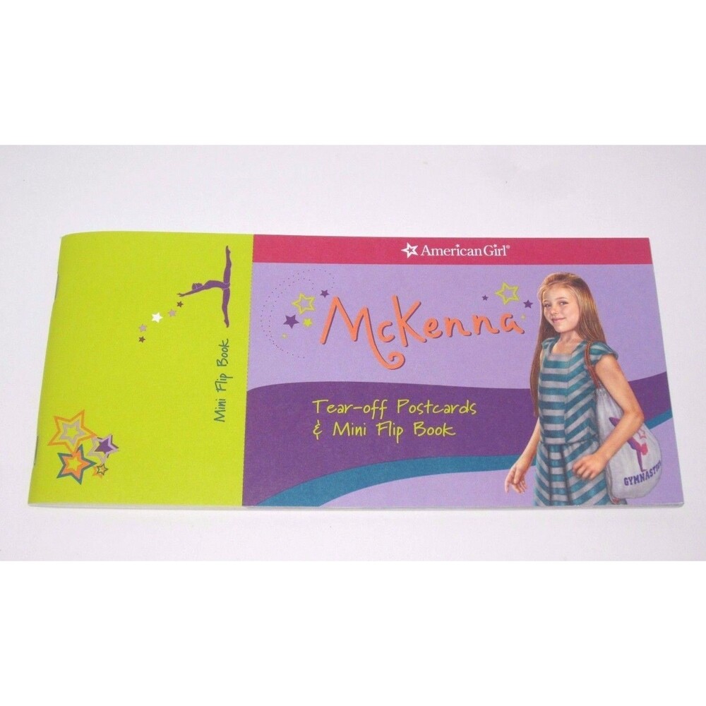 American Girl - McKenna - Gymnast - Tear Off Postcards & Flip Book - 2012